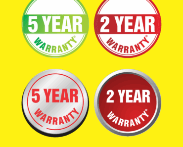 1 Year Warranty Logo Vector FREE