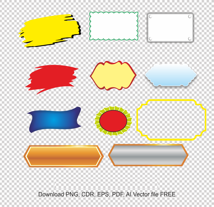 Banner-Label-PNG-Design-Elements