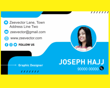 Graphic Designer Visiting Card CDR Template
