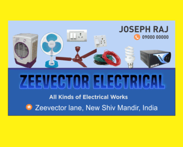 Electrical Business Card Design