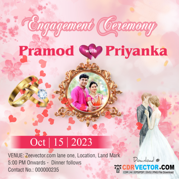Engagement Vector Design Free - Vector Design - Cdr, Ai, EPS, PNG, SVG