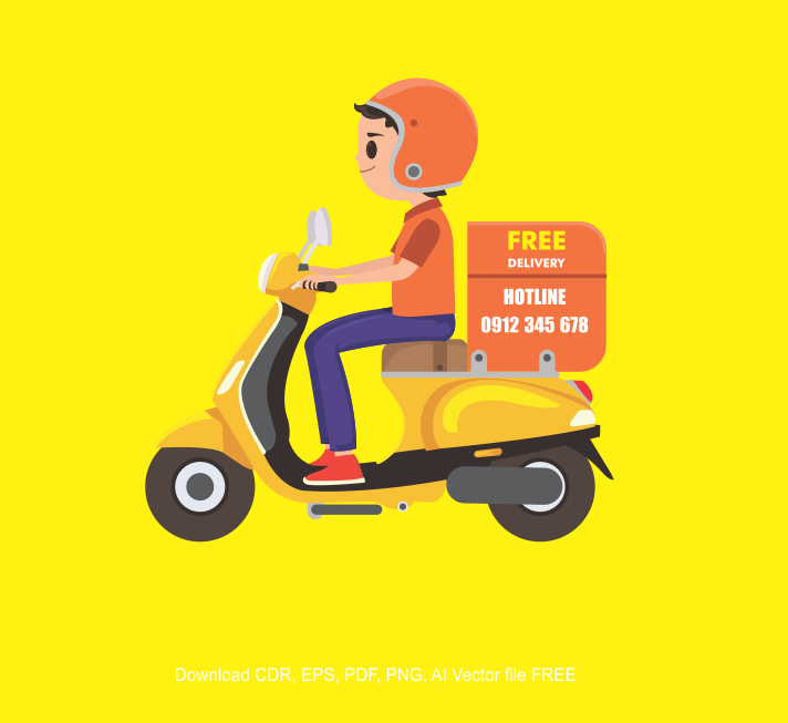 Food-Delivery-Vector-Free-Download