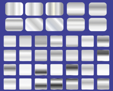 Silver Gradient Fill Vector CDR