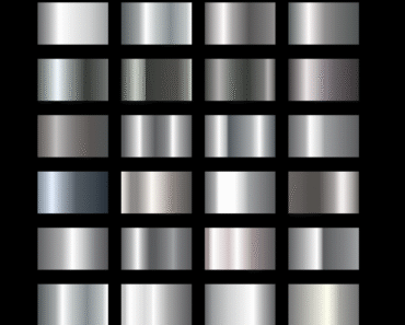 Dark Silver Gradient Color Vector Palette Free Download