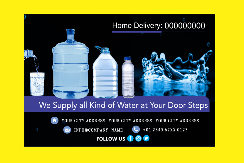 Water-Business-Card-Vector